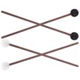 thumbnail image 1 of ELAYARD 2 Pairs Drumsticks for Percussion Instruments Black Compact Wood Mallets, 1 of 8