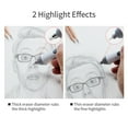 thumbnail image 2 of Graflsoa Auto-Rotating Electric Eraser for Sketching, Effortless Cleaning, Black ABS Design, AAA Battery Powered (Batteries Not Included), Includes Refills and Holders, 2 of 6