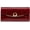 Wine Red, variant on Wallet Women's Genuine Leather Long Three Fold Wallet Bright Leather Large Capacity Buckle, Circled Embossed Pattern, RFID and Magnetic Anti Theft