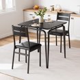thumbnail image 1 of QinaQin Kitchen Table and Chairs for 2, 29.1 Inch Dining Room Table Set with 2 Upholstered Chairs, 1 of 9