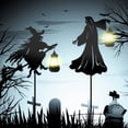 thumbnail image 4 of Halloween Decorations Outdoor – Scary Witch Stakes with Solar LED Lights, Witches Halloween Yard Decor for Lawn, Garden, Party Prop, 4 of 4