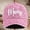Pink, variant on HNMKIU Mama Hats For Women Adjustable Funny Mini Baseball Cap Casual Comfortable Outdoor Sun Watermelon Red,One Size