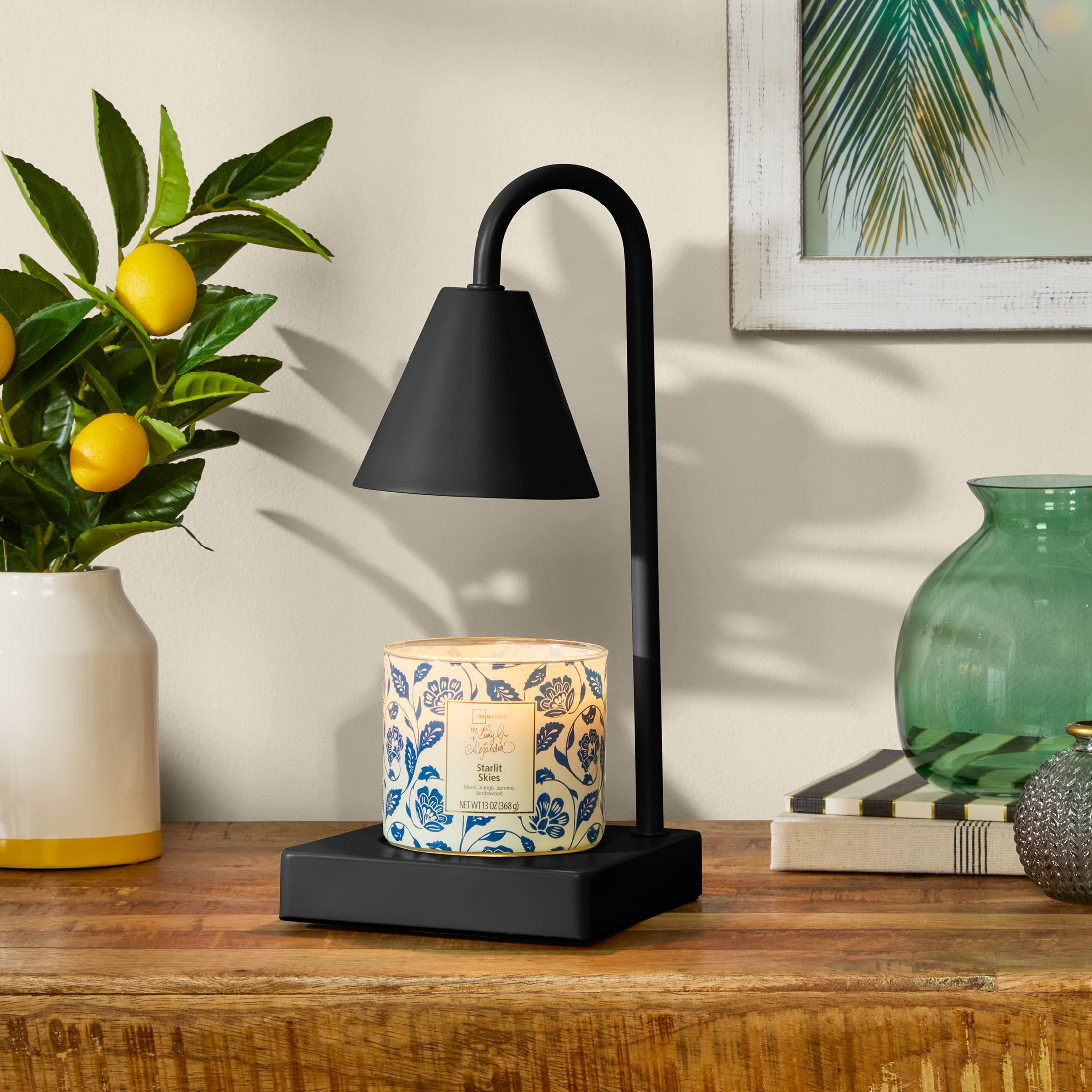 Mainstays Candle Warmer Lamp, Black