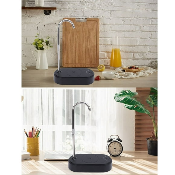 Water Dispenser for 5 Gallon Bottle, Desktop with 6 Levels Quantitative, Portable Type C Charging Drinking Water Dispenser Water Jug Pump with Hose for Home