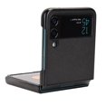 thumbnail image 5 of Allytech for Samsung Galaxy Z Flip 4 Ultra-Thin Folding Case, Premium PU Leather Anti-Drop Heavy Duty Full Body Protective Case for Samsung Z Flip 4 6.7" 5G 2022 Women Men, Black, 5 of 8