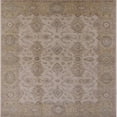 thumbnail image 1 of Ahgly Company Indoor Square Mid-Century Modern Dark Almond Brown Oriental Area Rugs, 8' Square, 1 of 6