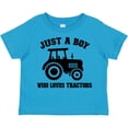 thumbnail image 3 of Inktastic Just a Boy Who Loves Tractors Boys or Girls Toddler T-Shirt, 3 of 5