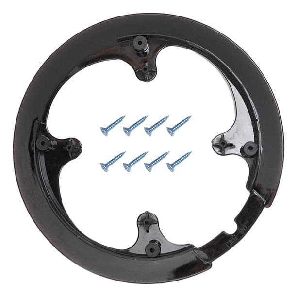 Greeniant Protector de de bicicleta de 42 ~ 44T con tornillos para accesorio de cubierta de anillo de rueda Ciclismo Negro 42-44 DIENTES