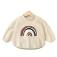 thumbnail image 2 of Esaierr Baby Newborn Boys Girls Fleece Sweatshirt Crewneck Warm Fall Winter Toddler Sweatshirt Clothes Tops for 9M-4Y, 2 of 5
