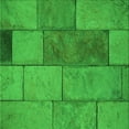 thumbnail image 1 of Ahgly Company Machine Washable Indoor Square Transitional Lime Green Area Rugs, 7' Square, 1 of 7