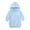 Blue, variant on Toddler Girls Hoodie Dress Casual Solid Long Sleeve Hooded Sweatshirt, Sizes 3-4T