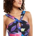 thumbnail image 3 of Calvin Klein Santorini Convertible One-Piece Swimsuit, Black, 6, 3 of 4