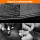 thumbnail image 4 of Guantes resistentes al calor, cuero duradero para cocinar al aire libre, entornos de altas temperaturas, guantes extra largos con forro polar de cuero de gamuza, manejo cómodo para estufa de leña,, 4 of 8