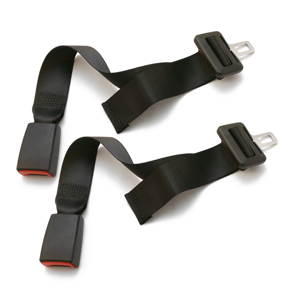 2 Pack 14.25/'/' Car Seat Belt Extender Car Buckles for Belt Extension