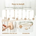 thumbnail image 6 of Mobile Baby Mobile Holder Wood Baby Cot Wooden Holder Frame Mobile Wooden Holder Series Gift Idea (Big Size Upgraded Holder), 6 of 7