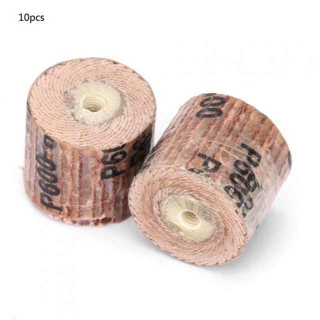 Rueda Abrasiva De Gasa De 10 Piezas Cabezas De Rueda De Aleta De Lijado Pulido Para Pulir ANGGREK Herramientas
