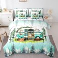 thumbnail image 1 of Erosebridal Happy Camping Bedding Sets King Size, Camper RV Accessories Comforter Sets with Sheets, Reversible 7pcs, 1 of 5
