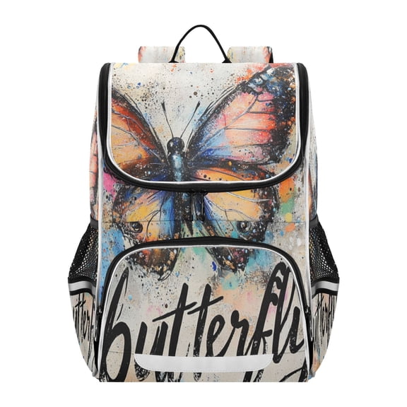 YAZAOO School Backpack Travel Bag Bookbags Bookbags Blueberry Burst Pattern
