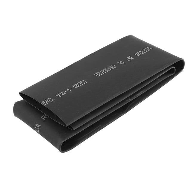 35mm de diámetro de 500 mm de longitud de cable eléctrico tubo termorretráctil negro Funda para cable
