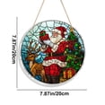 thumbnail image 3 of Elegant Resin Christmas Sign with Festive Images, Holiday Decor for Adding Warmth to Home or Party, Durable PVC Material with Pre-Attached Hanging Rope, 3 of 6