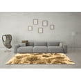 thumbnail image 3 of Ahgly Company Indoor Rectangle Abstract Brown Modern Area Rugs, 2' x 3', 3 of 4