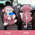 thumbnail image 3 of Car Tissue Box with Cute Animal Shape, Multifunctional Storage, Waterproof Liner, Elastic Cotton Velvet + PP Cotton Material, 3 of 8