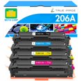 thumbnail image 1 of Paquete de 4 cartuchos de tóner TRUE IMAGE 206A para HP Laserjet Pro, 1 of 9