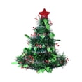 thumbnail image 2 of Sombrero para de Navidad Decorativo Adorno de Navidad Gorra Festiva para Decoración Sombrero con Lazo No Tejido Función Ornamentación Adecuado Verde, 2 of 8