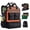 Orange, variant on Tool Backpack for Men 18 Inch Heavy Duty Waterproof Multiple Pockets Tool Bag Organizer with Shoulder for Electrician Mechanics HVAC Engineer