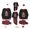 Black Red, variant on AIGUR Christmas Pajamas for Family Long Sleeve Gnome Print Tops Buffalo Plaid Pants Set Winter Sleepwear
