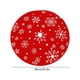 thumbnail image 3 of CaiYueKe Christmas Tree Skirt, Red Tree Skirts 35.4 Inch with Snowflake Reindeer Rustic Farmhouse Xmas Tree Skirt Christmas Decorations for Holiday Party Decoration, 3 of 7