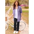 thumbnail image 2 of Catherines Women's Plus Size Cloud Knit French Terry Zip-Front Hoodie, 2 of 4