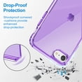 thumbnail image 6 of JETech Kickstand Case for iPhone SE 3/2 (2022/2020 Edition), iPhone 8/7, 4.7-Inch, Support Wireless Charging, Slim Shockproof Bumper Phone Cover, 3-Way Metal Stand (Purple), 6 of 7