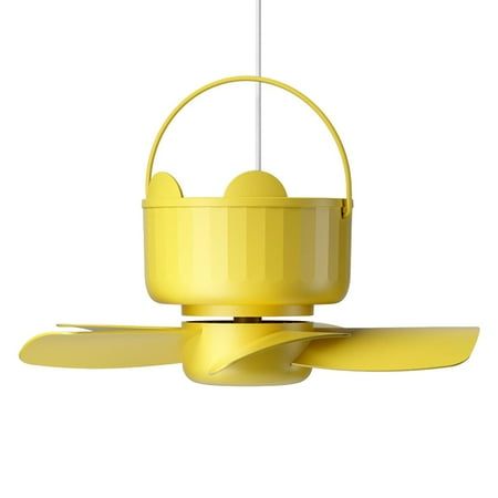 

fan Remote Control 60Min/45Min/30Min Timer Hiking Personal Fans Camp Fan 3 Speeds Camping Fans for Fishing Outside Office Dorm Picnic Yellow