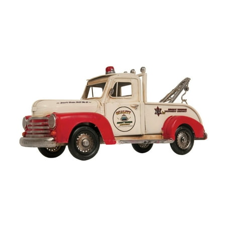 UPC: 0640901138336 | Old Modern Handicrafts Metal Handmade Classic Chevrolet Tow Truck
