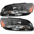 thumbnail image 4 of For 12-15 VW Passat Front Headlight Headlamp Halogen Head Lamp w/Bulb PAIR SET, 4 of 5