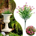thumbnail image 3 of 1 Bundle Artificial Flowers for Outdoors Fake Silk Flowers UV Resistant Faux Plastic Plants for Spring Summer Garden Porch Window Box Table Vase Home Indoor Outdoor Decoration, 3 of 9