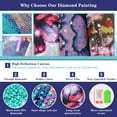 Diamond dotz at home floral tea cup diamond painting kits for adults diamond art kits a relaxing creative craft kit with dotz gems 16x16