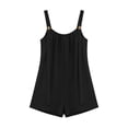 thumbnail image 4 of DailyTrove Women's Layered Romper Dress, Sleeveless Casual Playsuit with Shorts, 4 of 6