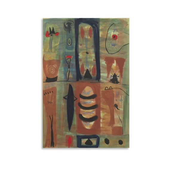 Adolph Gottlieb Mood High-Definition Giclee Art Print Posters Art Print Wall Photo Paint Poster Hanging Picture Family Bedroom Decor Gift 16x24inch(40x60cm)