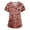 Pink, variant on QATAINLAV Nursing Scrubs for Women 2025 Trendy Print V Neck Short Sleeve Medical Scrub Tops Nurse Working Uniform T-Shirts with Pockets Casual Caregiver Top Prime Sale Army Green L