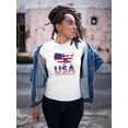 thumbnail image 2 of Usa Independence Day. T-Shirt Women -Image by Shutterstock, Female Medium, 2 of 4