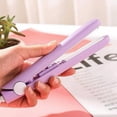 thumbnail image 6 of Mini Flat Iron Hair Straightener,2 in1 Hair Straightener and Hair Curlers Iron,Tiny and Light Size is Suited for Kids, Travel, Short Hairs, Bangs,Hair Tail,Beard and Men's Short Hair, 6 of 7
