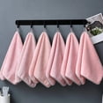 thumbnail image 6 of 5 Packs Solid Color Cotton Bath Towels Premium Soft, Absorbent & Quick-Drying Towels for Bathroom, Gym, Spa & Hotel Use, Pink, 6 of 6