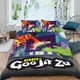 thumbnail image 2 of Héroes de Goo Jit Zu Conjunto de sábanas temático, trío de piezas, cómodo y amigable con la piel, diseño único, regalo de decoración para el hogar para familiares, amigos y fans,173cm *218cm, 2 of 6