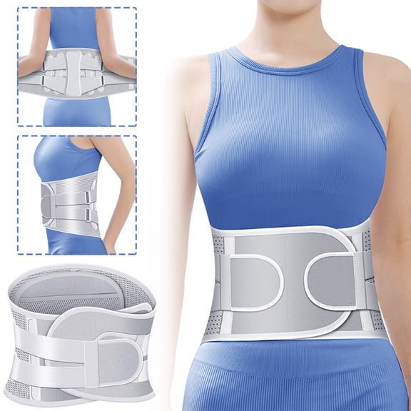 Gifts Dianli Back Brace Lumbar Support Belt With Removable Steel Stays, Lumbar Disc Support Waist Brace Compression Belly Control Adjustable Waistband for Sports & Daily Back Pain Relief