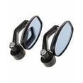 thumbnail image 1 of 2PCS Bike Side Mirror Motorcycle Universal Black View Handel Glass Scooter, 1 of 5