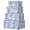 Blue and White-Rectangular Set4, variant on Set Of 2 Decorative Storage Boxes With Lids - Gray & White Nesting Organizer Bins  14'' + 13'' Rectangular Fabric Covered Cardboard For Office Closet Or Home Decor