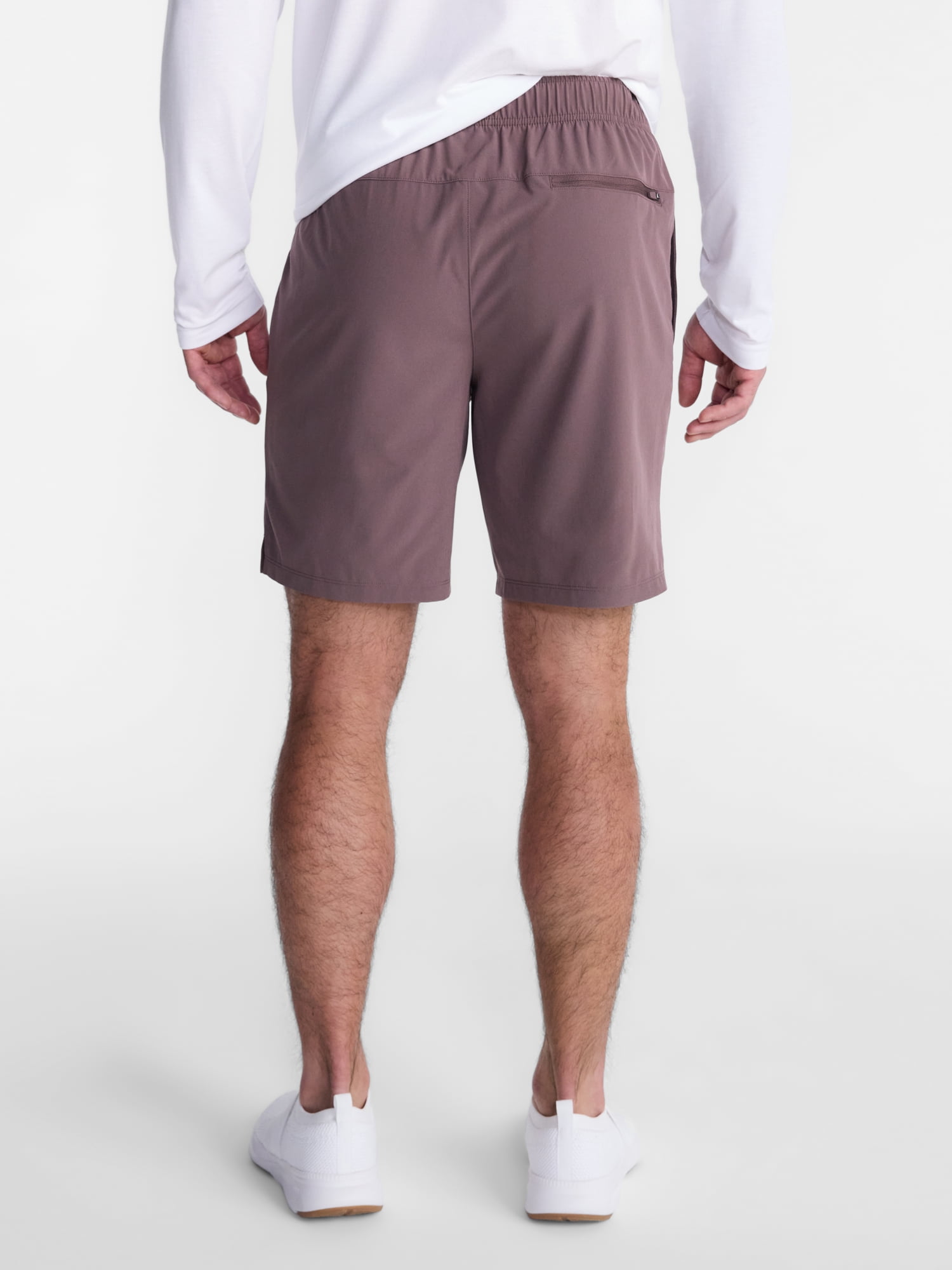 Athletic Works Men’s and Big Men’s Woven Running Shorts, 8" Inseam, Sizes S-3XL