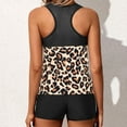 thumbnail image 4 of Maillot de Bain Tankini pour Femmes, Contrôle du Ventre, Haut avec Short, Deux Pièces, 4 of 6